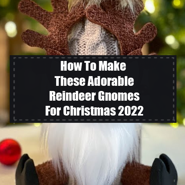 How To Make These Adorable Reindeer Gnomes For Christmas 2022