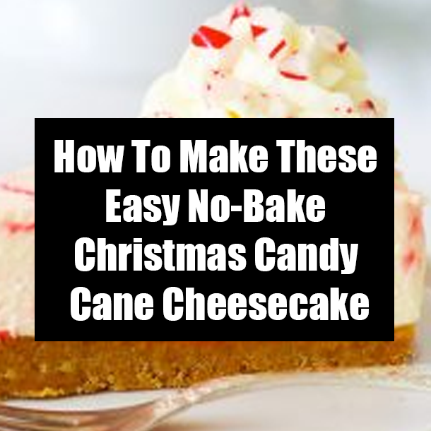 How To Make These Easy No-Bake Christmas Candy Cane Cheesecake