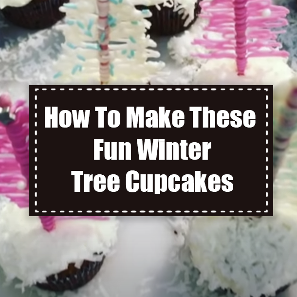 How To Make These Fun Winter Tree Cupcakes