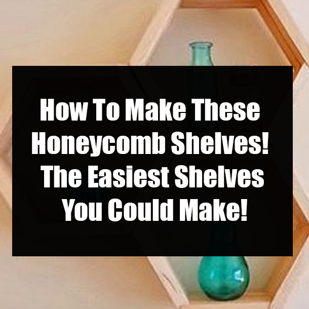 How To Make These Honeycomb Shelves! The Easiest Shelves You Could Make!