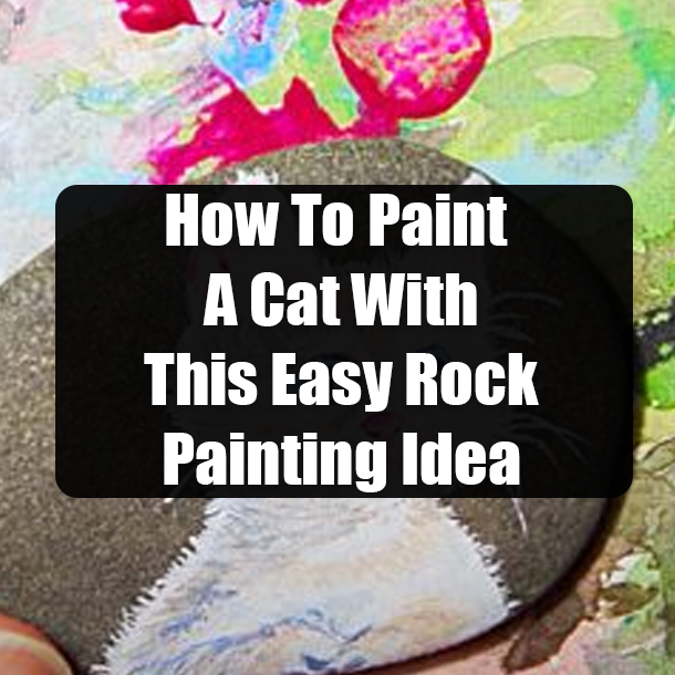 How To Paint A Cat With This Easy Rock Painting Idea