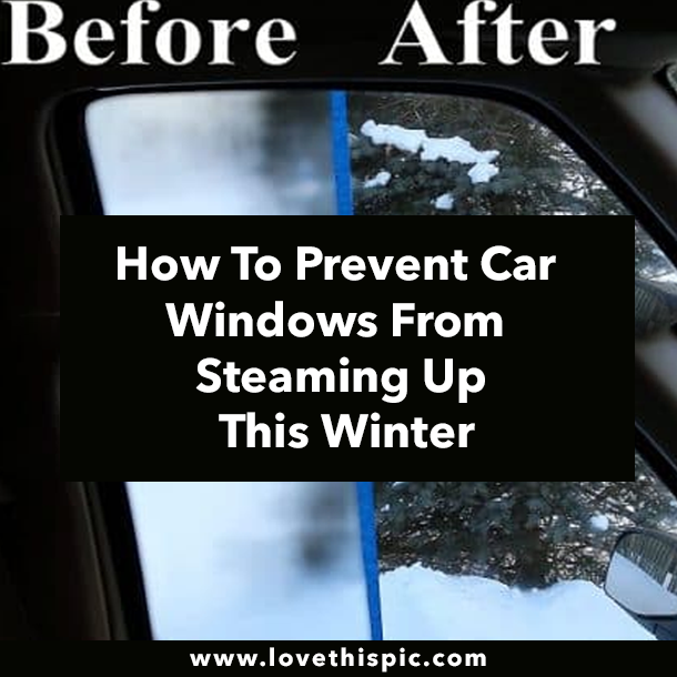 How To Prevent Car Windows From Steaming Up This Winter