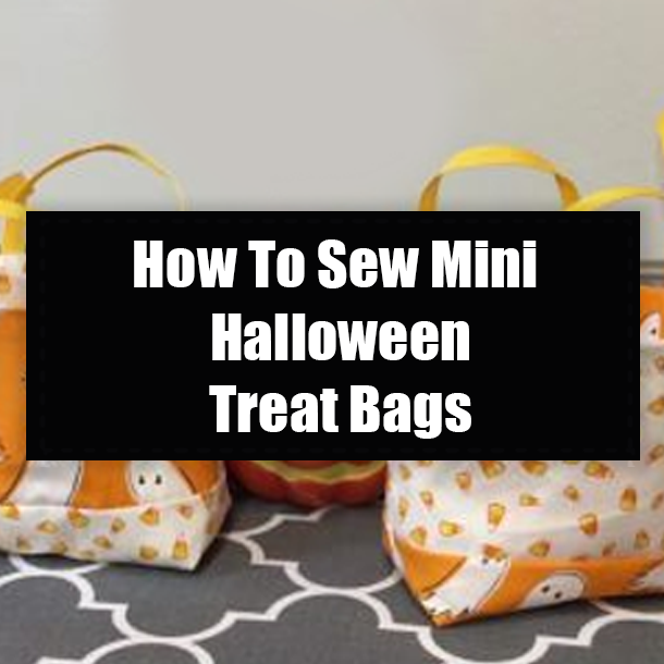 How To Sew Mini Halloween Treat Bags