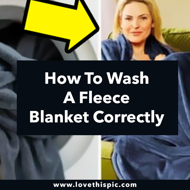 How To Wash A Fleece Blanket Correctly