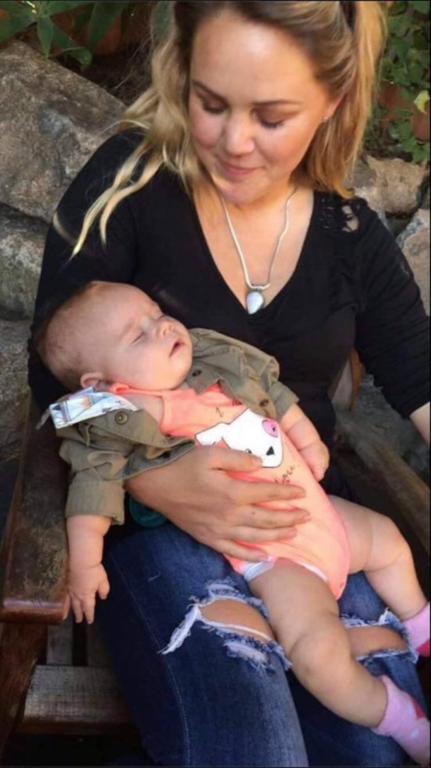 Husband Of Cop Murdered On Duty Struggles To Raise Baby, Then 32-Pound Delivery Arrives In Mail - picture 2