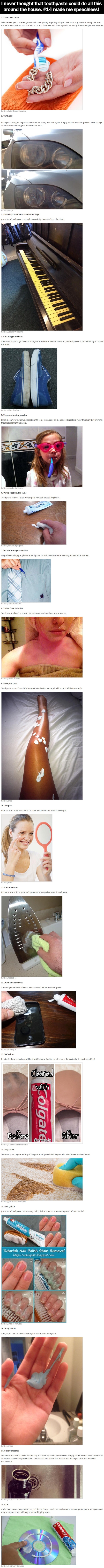 I Never Knew Toothpaste Could Do All This Around The House. #14 Made Me Speechless!