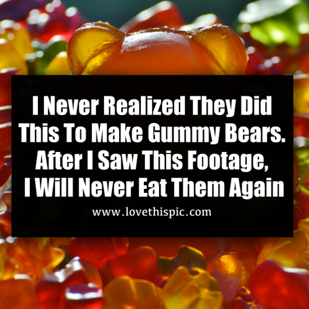I Never Realized They Did This To Make Gummy Bears. After I Saw This Footage, I Will Never Eat Them Again
