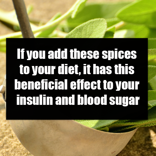 If you add these spices to your diet, it has this beneficial effect to your insulin and blood sugar