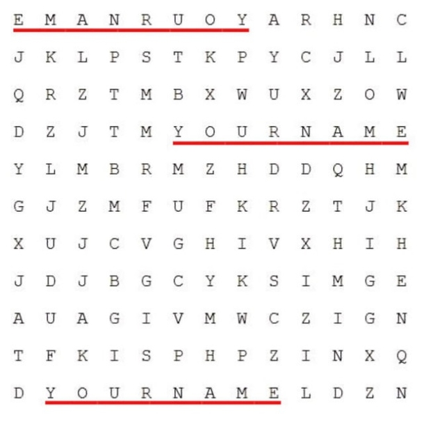 If You Can Find YOURNAME In This Puzzle You Have An Above Average Functioning Brain... - picture 3