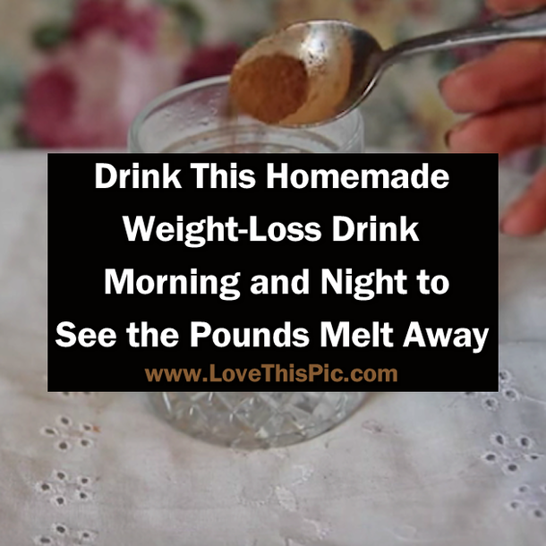 If You Drink This Homemade Weight Loss Shake Morning and Night You Will See The Pounds Melt Away!