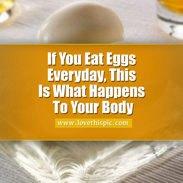 If You Eat Eggs Everyday, This Is What Happens To Your Body