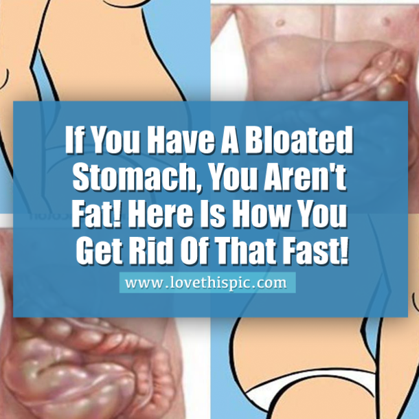If You Have A Bloated Stomach, You Aren't Fat! Here Is How You Get Rid Of That Fast!