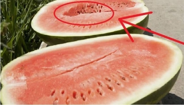 If You Open A Watermelon And See Cracks Like This Throw It Out Immediately; You Will Get Very Sick! - picture 3