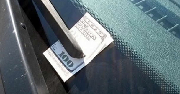 If You See A $100 Bill On Your Windshield, Drive Straight To The Police Station - picture 2