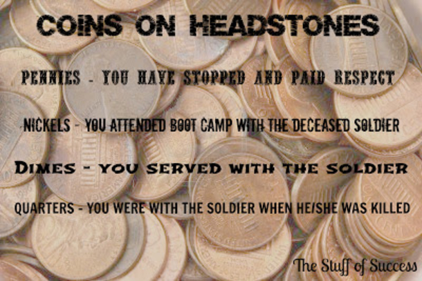 If You See A Quarter Sitting On Top Of A Grave Stone THIS Is What It Means... - picture 3