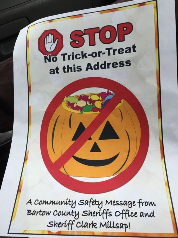 If You See This Sign On Anyone's Door This Halloween, Avoid That Home Like The Plague! - picture 2