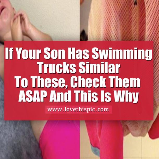 If Your Son Wears Swimming Shorts Like THIS, You Need To Check Them IMMEDIATELY. Here’s Why!