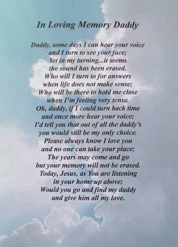 In Loving Memory Daddy...