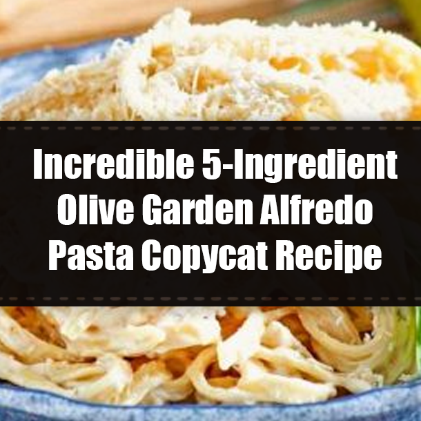 Incredible 5-Ingredient Olive Garden Alfredo Pasta Copycat Recipe