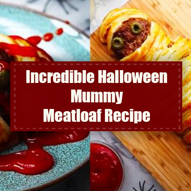 Incredible Halloween Mummy Meatloaf Recipe