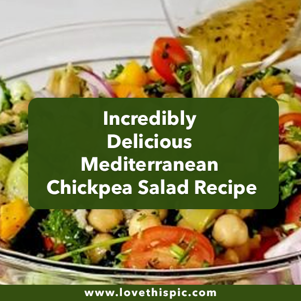 Incredibly Delicious Mediterranean Chickpea Salad Recipe