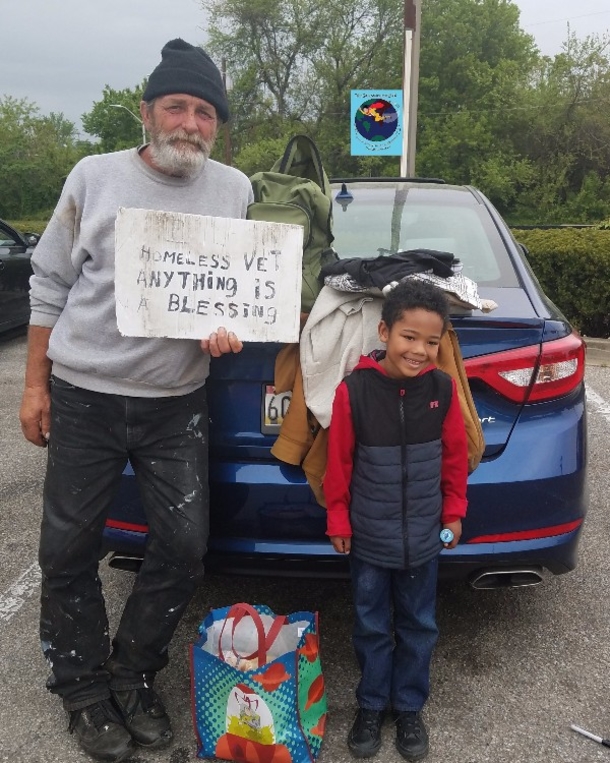 Inspiring 8-year-old raises tens of thousands of dollars in order to help homeless veterans - picture 4