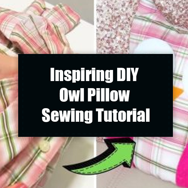 Inspiring DIY Owl Pillow Sewing Tutorial