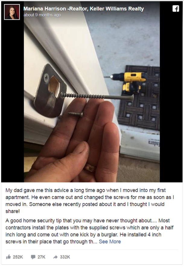 It Might Not Seem Like Much But Simply Replacing Tiny In Home Screw Could Save Your Life - picture 2