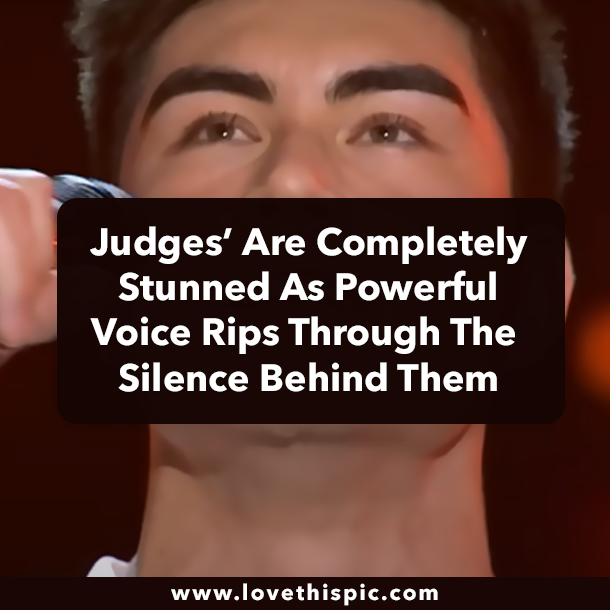 Judges’ Are Completely Stunned As Powerful Voice Rips Through The Silence Behind Them