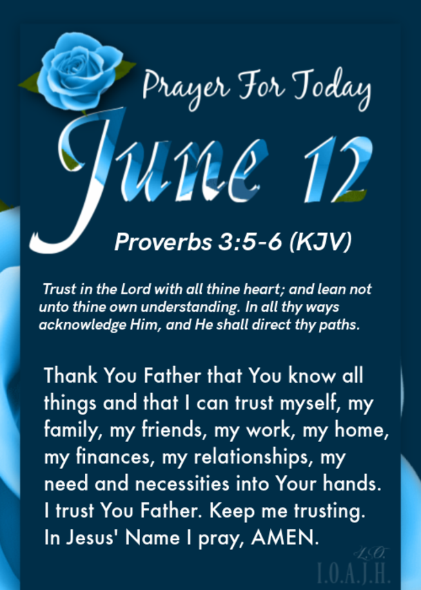 June 12 Blessings, Quotes And Images For The Day - picture 7