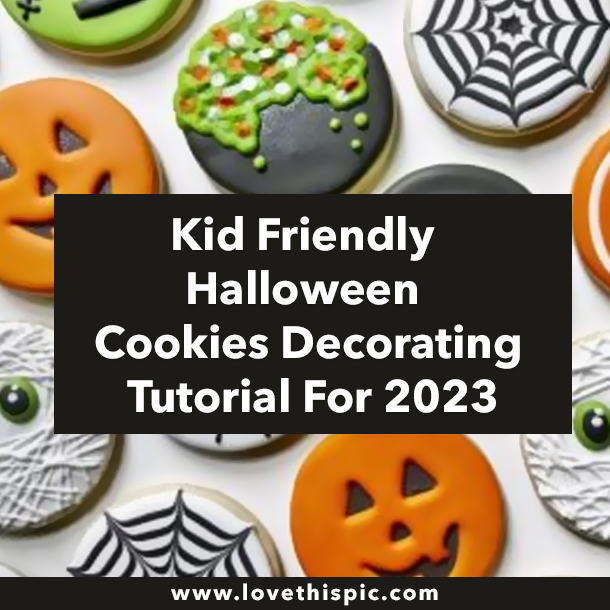 Kid Friendly Halloween Cookies Decorating Tutorial For 2023