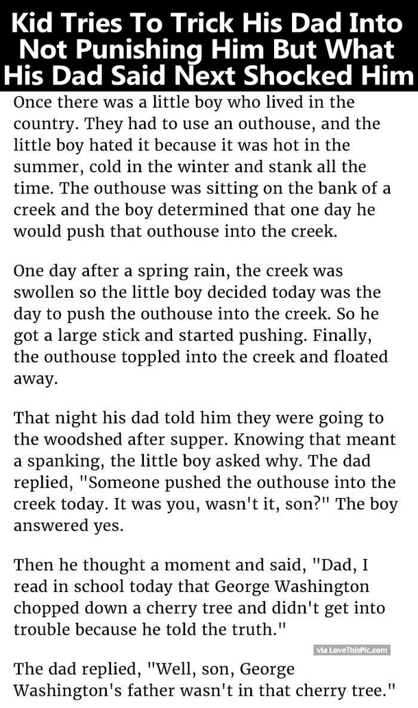 Kid Tries To Trick His Dad Into Not Punishing Him But What His Dad Said Next Shocked Him