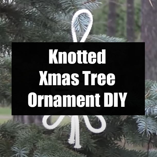 Knotted Xmas Tree Ornament DIY
