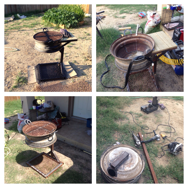 Learn How To Turn Your Old Car Rims Into A Barbeque Grill - picture 2