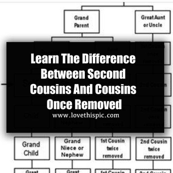 Learn The Difference Between Second Cousins And Cousins Once Removed