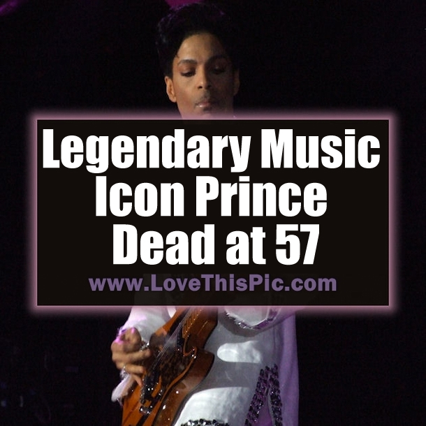 Legendary Music Icon Prince Dead at 57