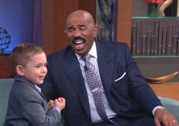Little Boy Has Amazing Talent, However It’s His Comedic Streak That Has Steve Harvey In Stitches - picture 2