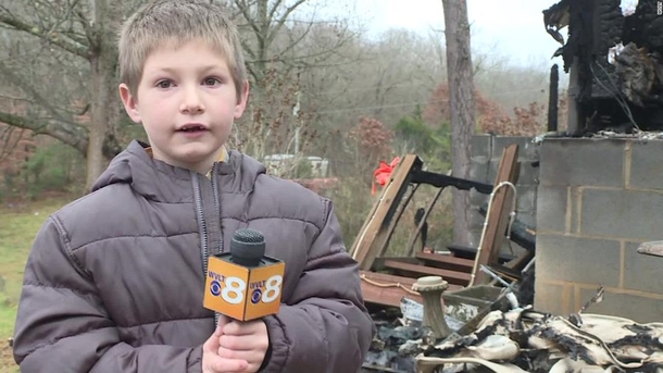 Little boy leaps into burning home to save his baby sister’s life - picture 2