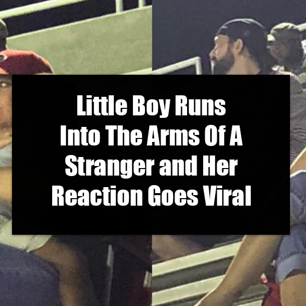 Little Boy Runs Into The Arms Of A Stranger and Her Reaction Goes Viral
