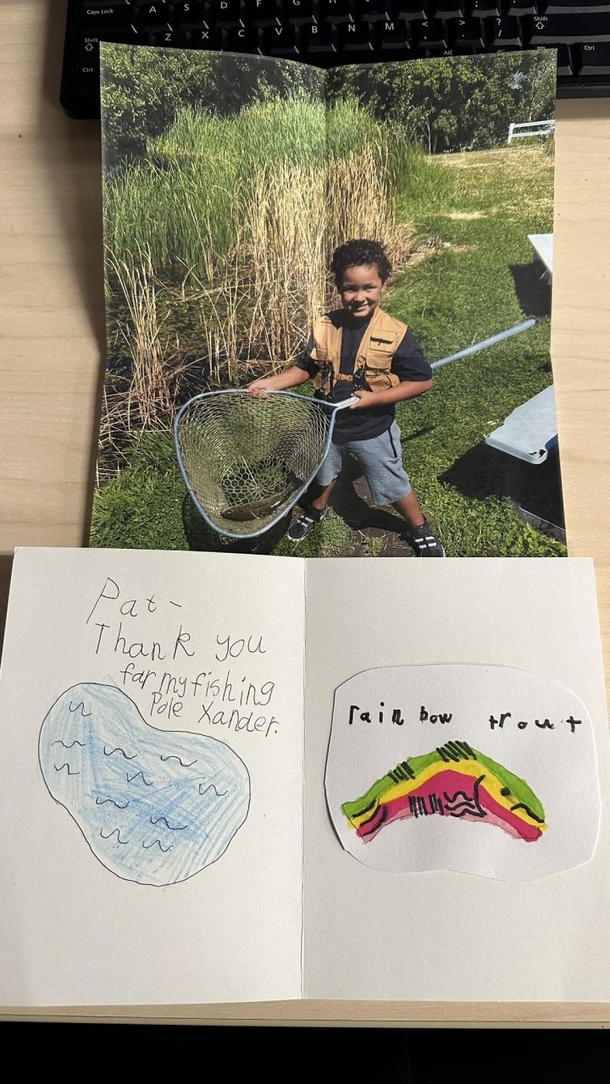 Little Boy Walks Into Fishing Store Alone, Ends Up With Trip He Will Never Forget - picture 3