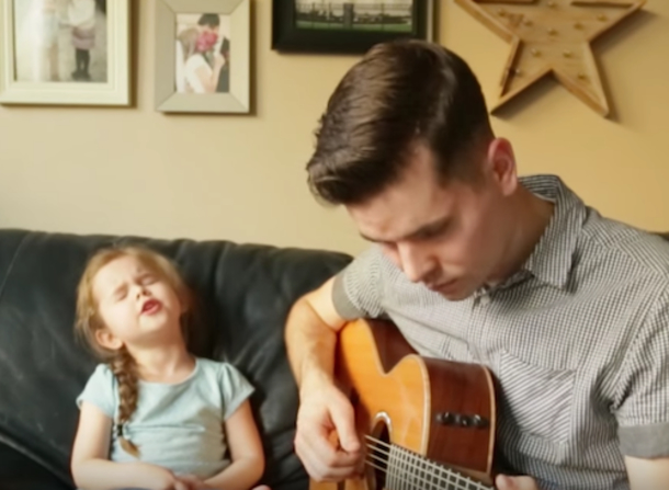 Little Girl Sings With Daddy, Their Duet Is Putting Tears In Everyone's Eyes - picture 3