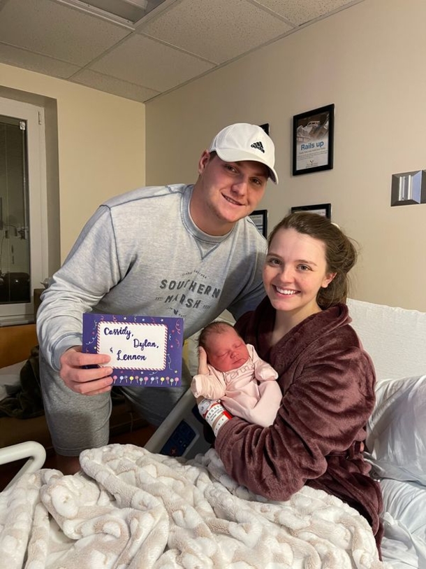 Loving couple who have the same birthday welcome first baby – on their birthday! - picture 2