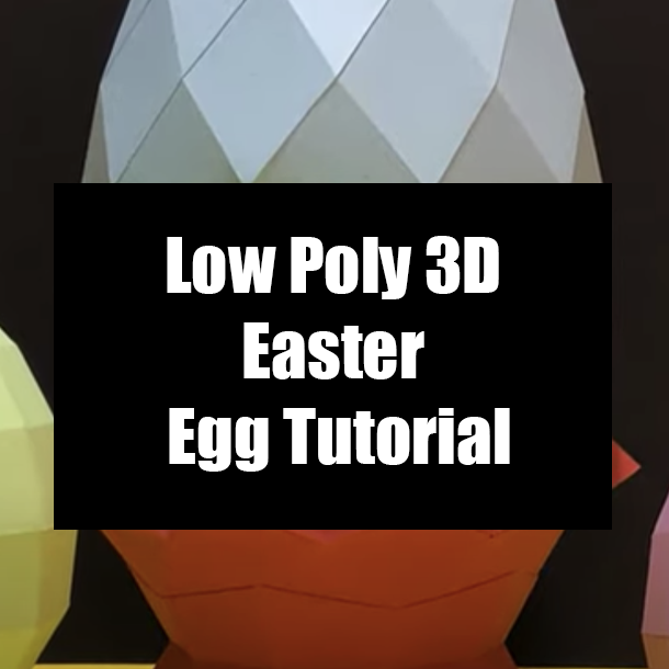 Low Poly 3D Easter Egg Tutorial