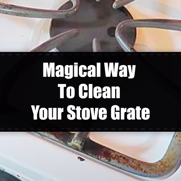 Magical Way To Clean Your Stove Grate