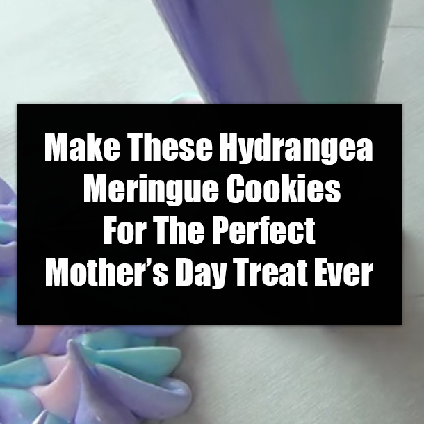 Make These Hydrangea Meringue Cookies For The Perfect Mother’s Day Treat Ever