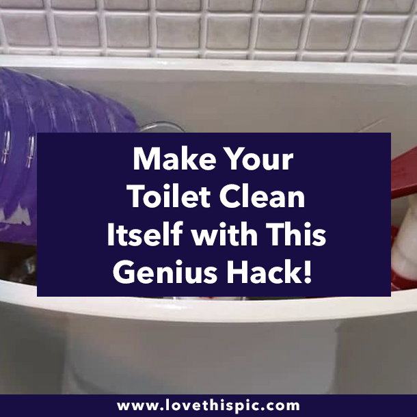 Make Your Toilet Clean Itself with This Genius Hack!