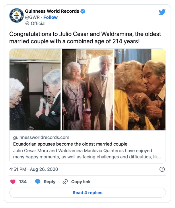 Man and his wife are now the world’s oldest couple – 79 years after running away to get married in secret - picture 3