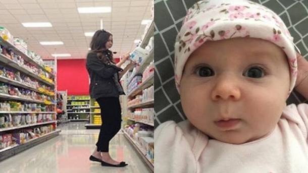 Man Approaches Mom In Grocery Store, Whispers 3 Words That Make Her Clutch Her Baby Tighter - picture 2