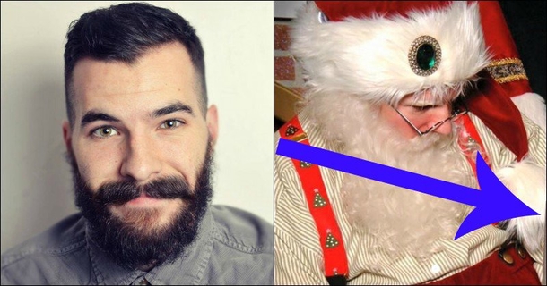 Man Approaches Santa With Strange Request, Onlookers Shocked By What’s In Hand - picture 2