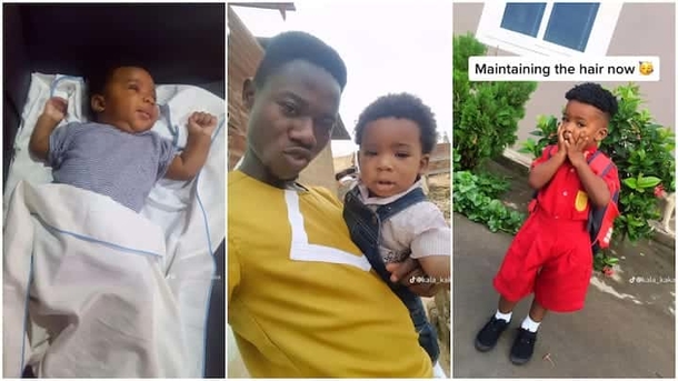 Man discovered baby by roadside 4 years ago, today he's healthy and happy, yay! - picture 2